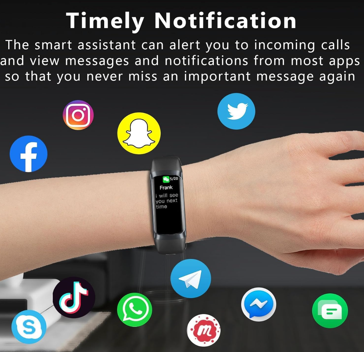 Fitness Tracker with 24/7 Heart Rate | 25 UNITS LOT