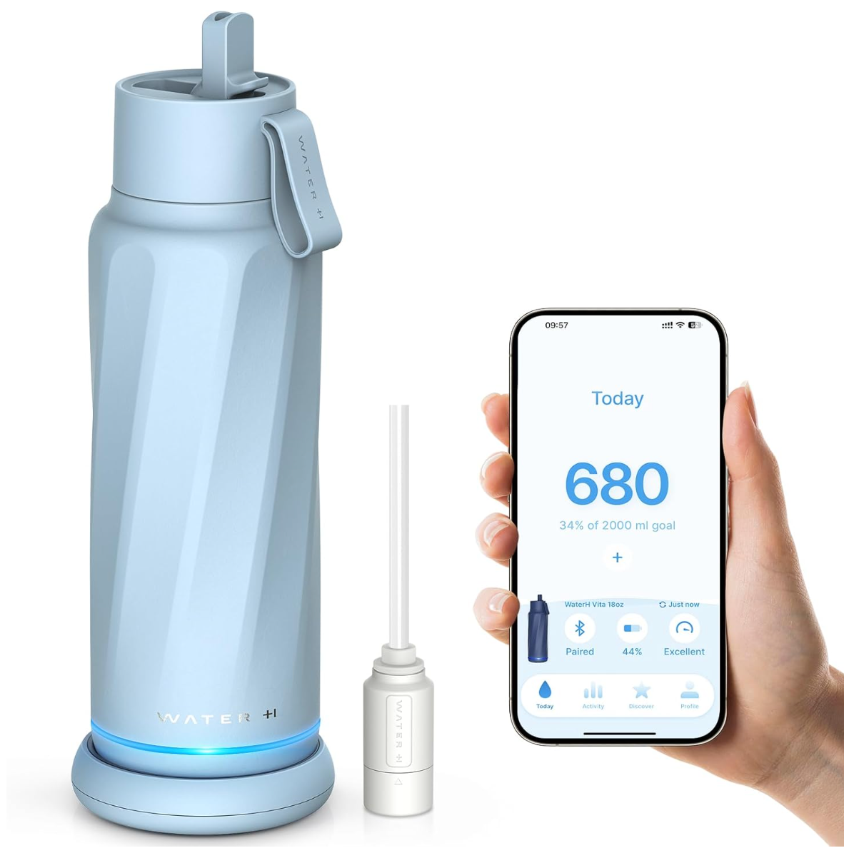 Vita Smart Water Bottle (Light Blue)