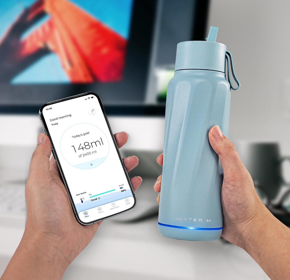 Vita Smart Water Bottle (Light Blue)