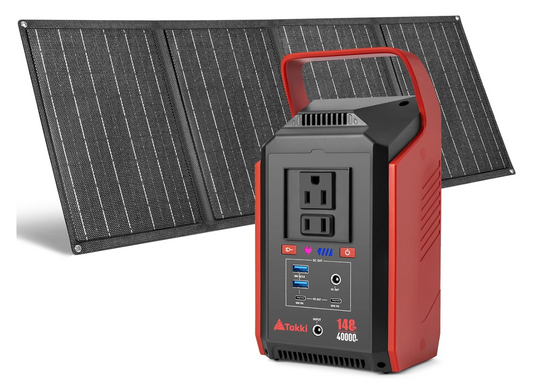 Takki 300W Peak Solar Generator 148Wh with 40W Solar Panel (Brand New)