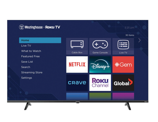 Westinghouse 65-in 4K UHD Smart Roku TV (Brand New Sealed)