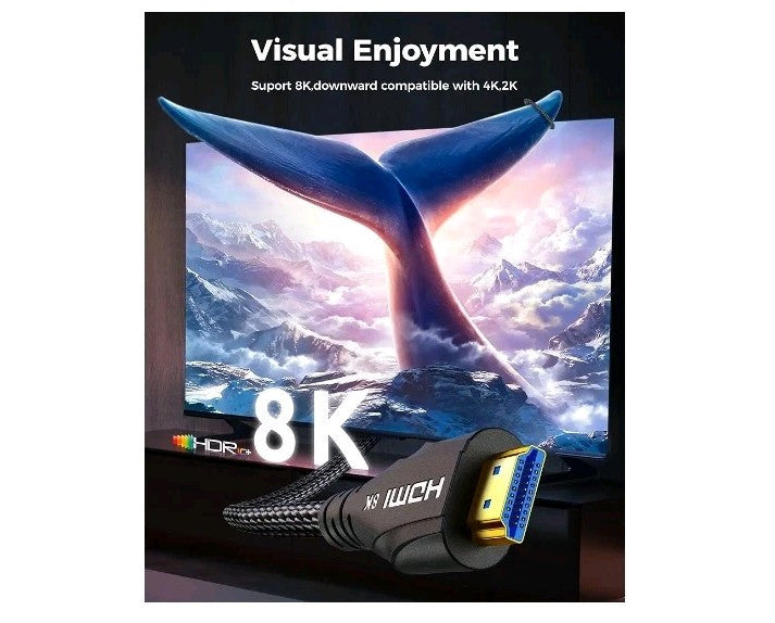 8k fiber optic hdmi cable 2.1