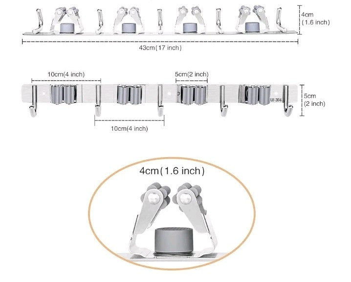 Wall Mount Stainless Stell Holder 2 Boxes
