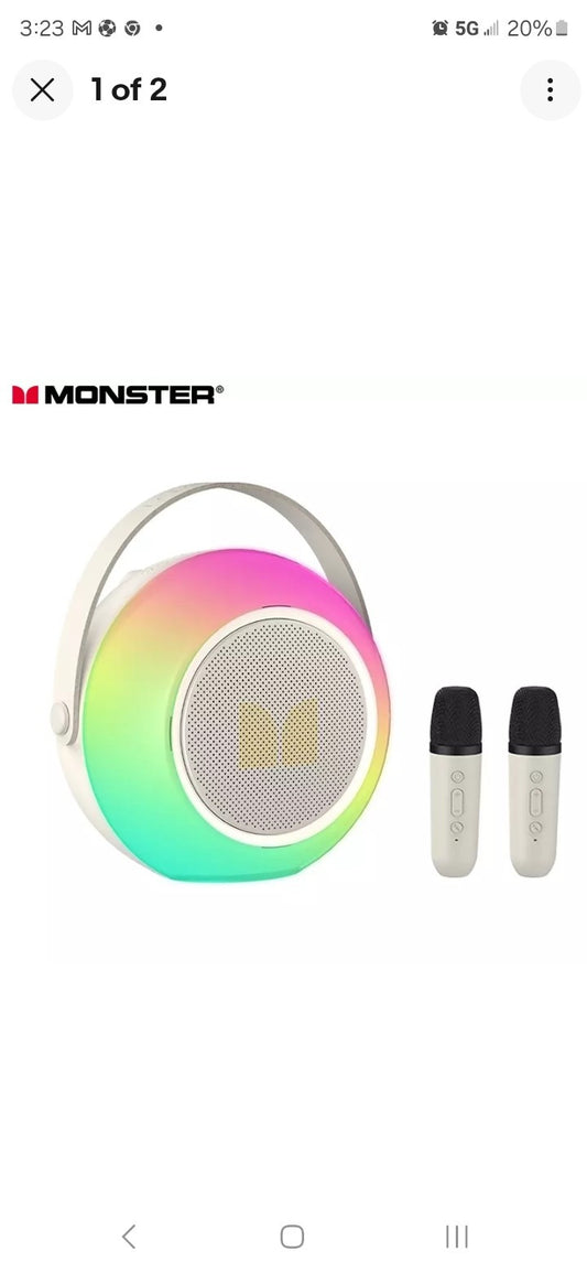 Monster M8 Portable Mobile Speakers With Karaoke