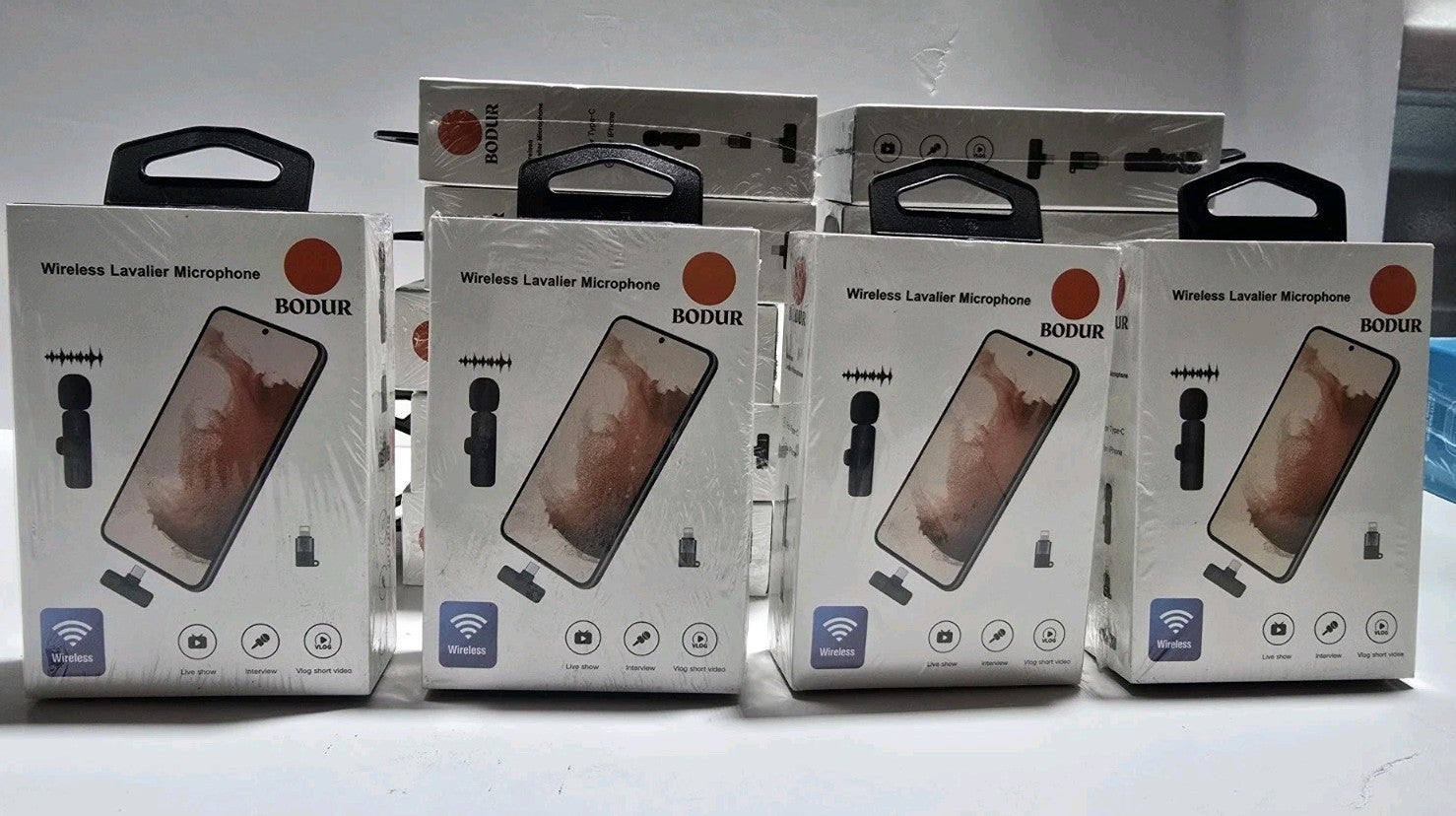 wireless lavalier microphone(4 Pieces)