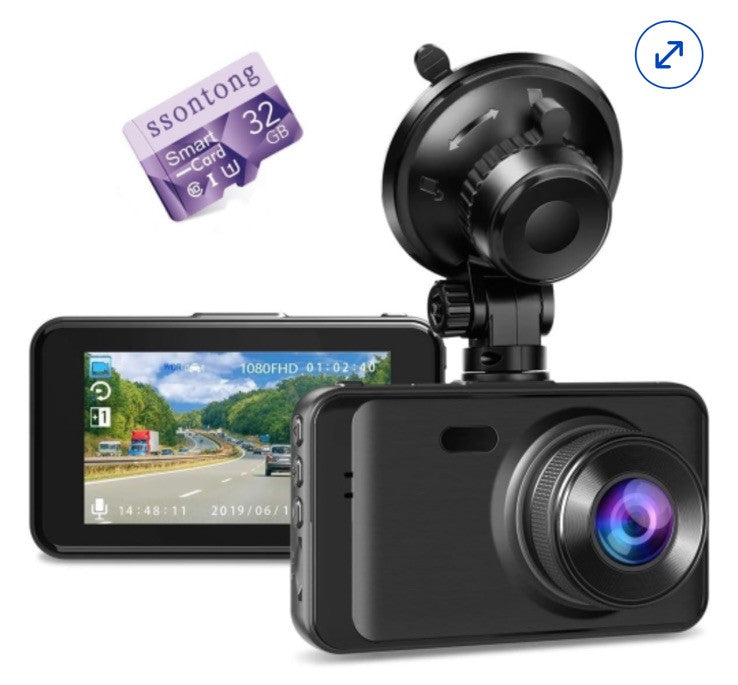 1080P HD Car Camera Including 32gb Memory Card (2 For 60)
