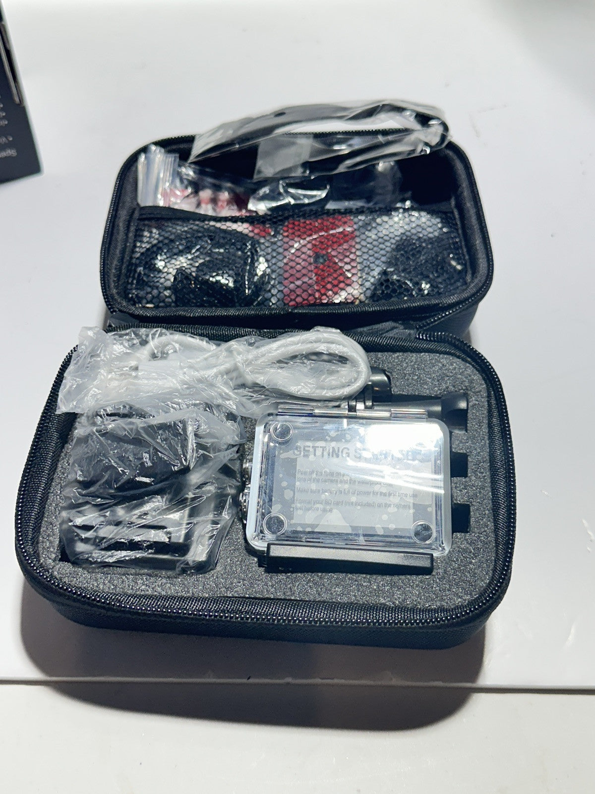 Apexcam Action Camera M80 Air Underwater Waterproof Camera, Black
