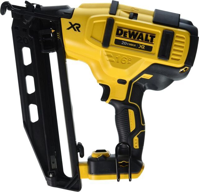 DEWALT DCN662B 20V MAX XR 16 GA Cordless Angled Finish Nailer Used Like New